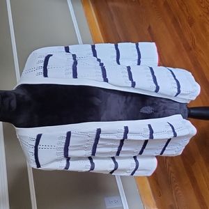 Westport Cardigan Blue & White Size Medium